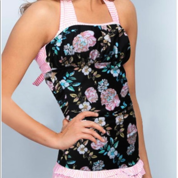 OPEN BACK TANKINI SET - Picture 3 of 7